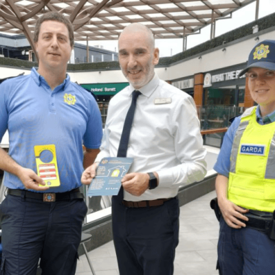 Local Gardai give on the beat advice to Retailers